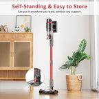 PrettyCare Cordless Vacuum Cleaner Lightweight Stick Vacuum 38kPa with 45min Runtime for Carpet Hard Floors Cleaner Pet Hair P2