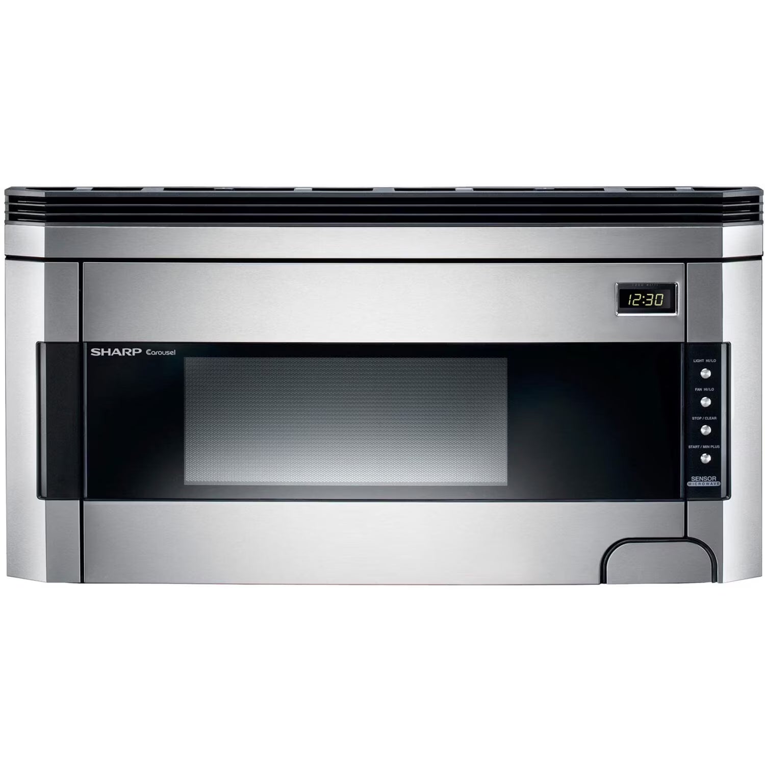 Sharp 1.5 Cu. Ft. 1000W Over-the-Range Microwave Oven with Concealed Control Panel in Stainless Steel