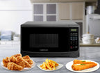 Farberware Countertop Microwave Oven with LED Lighting & Child Lock, 0.7 Cu Ft Black