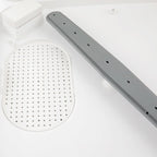 48*38*40cm Rectangle Portable Countertop Dishwasher Automatic Dishwashing with Tank Mini Dishwasher White Brown
