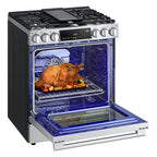 LG Studio LSGS6338F 6.3 Cu. Ft. Stainless Slide-In Gas True Convection Range