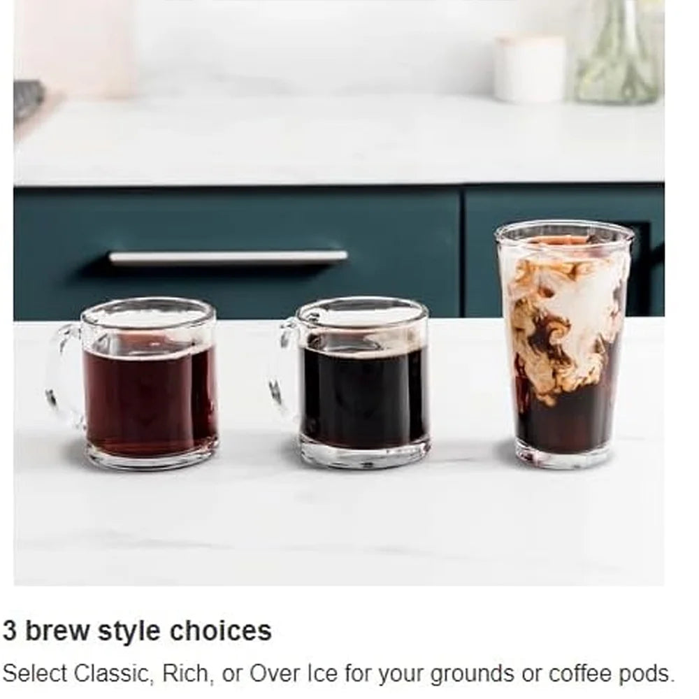 Restored Ninja CFP105 DualBrew Hot & Iced Coffee Maker BlackBundle with 2 YR CPS Enhanced Protection Pack (Refurbished)