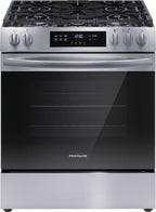 Frigidaire FCFG3062AS 30" Gas Range with Steam Clean, Stainless Steel