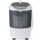 Barara King Washing Machine, Laundry Washer, Portable Mini Washing Machine Semi-Automatic Washer and Spinner Combo with Single Tub-Gray