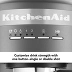 KitchenAid Semi-Automatic Espresso Machine, Charcoal Grey, KES6403