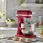 KitchenAid 7 Quart Bowl-Lift Stand Mixers with Accessories, Cast Iron Black, KSM70SKXX