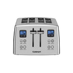 Cuisinart Toasters 4 Slice Countdown Metal Toaster, New, CPT-435P1