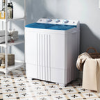 Costway Twin Tub 20Lbs Top Load Washing Machine with Gravity Drain