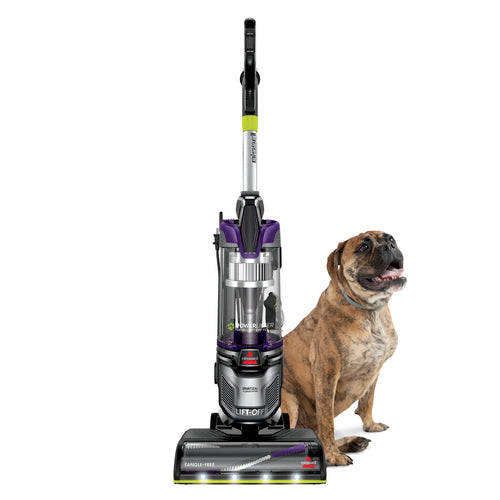 BISSELL Upright Vacuum, PowerLifter Swivel Lift-Off Pet, Pet Friendly, Powerful Suction, Tangle-Free Brush Roll, SMARTSEAL Allergen System, Hard Floor and Carpet, TurboBrush Pet Tool, 2920F, Grey