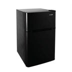 Conserv 19" BLACK Compact 2 Door Mini Refrigerator 3cf Reversible Door 110V