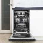 Zline Dwvz-18-G 18" Wide 10 Place Setting Built-In Panel Ready Top Control Dishwasher -