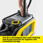 Karcher Cordless Carpet and Upholstery Cleaner, SE 3-18 , Spot Cleaner - Tool Only