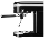 KitchenAid Metal Semi-Automatic Espresso Machine and Automatic Milk Frother Attachment Bundle