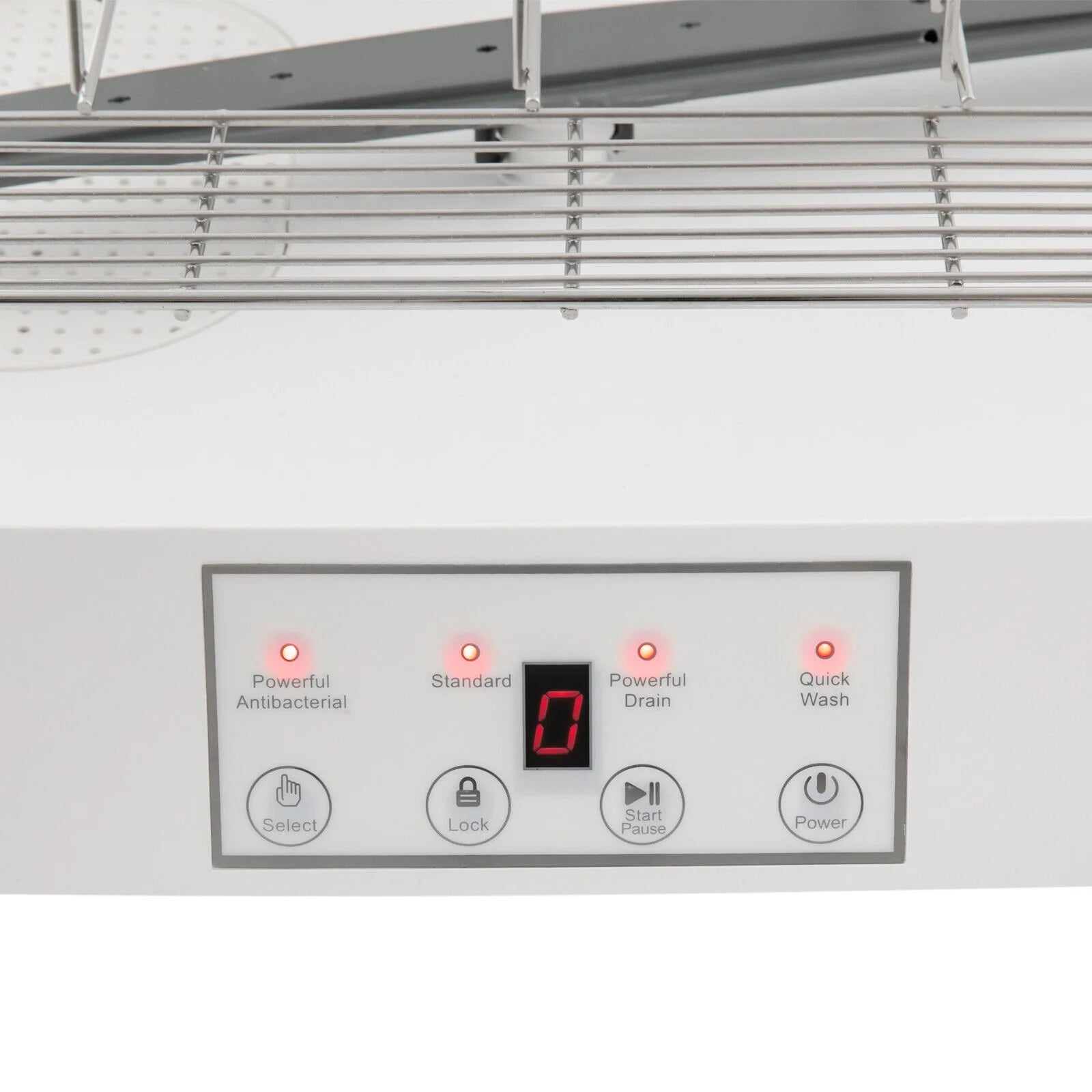 Miumaeov Portable Mini Dishwasher Electric Countertop Dish Washing Machine w/ Washing Programs