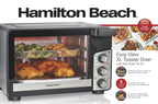 Hamilton Beach Easy View XL Toaster Oven with Sure-Crisp? Air Fry, 1750W, 6 Slice Capacity, 31460