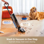 Dreame H12 Pro 900ml, 300W HP Wet Dry Vacuum Cleaner for Hard Floors with Accessories Included