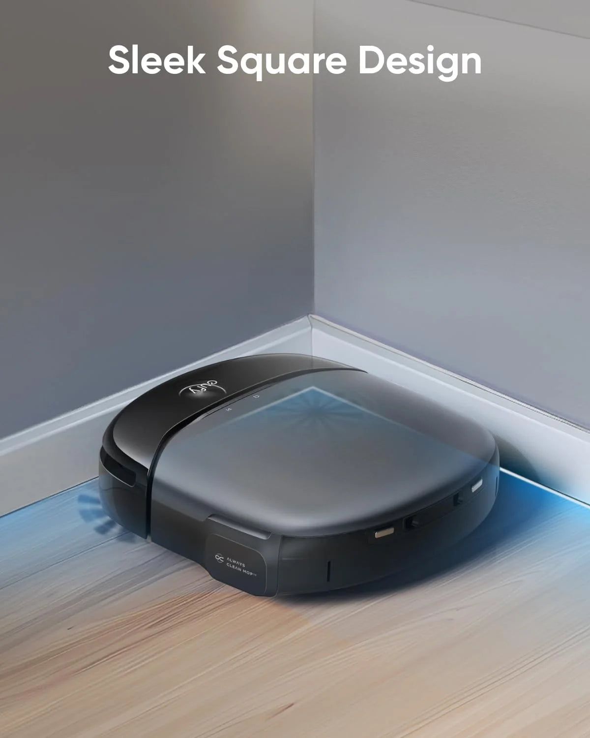 eufy S1 Robot Vacuum and Mop, All-in-One Station, Always Clean Mop, 8,000 Pa Suction, Hot Water Mop Washing, Self-Drying