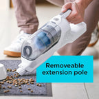 BLACK+DECKER POWERSERIES+ 16V MAX Cordless Stick Vacuum, Multi-Surface, with LED Floor Lights and Crevice Tool, 40 Minute Run-Time, BHFEA420J