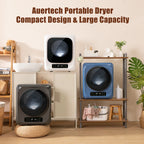 Auertech 1.6 cu ft 120 V Gray Electric Portable Clothes Dryer