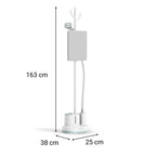 Rowenta Origin Home Steamer for Clothes with Ironing Board, Full Size Steamer with Accesories, 1800 Watts, 47 oz Water Tank, White, IS3254U1