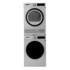 Magic Chef 4.0 cu. ft. Ventless, Condensing Front Load Stackable Electric Dryer, 24 in. in White in White