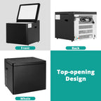 Smeta Chest Freezer LPG/12V/110-120V Refrigerator Outdoor Travel Fridge 1.6 Cu ft Indoor Car