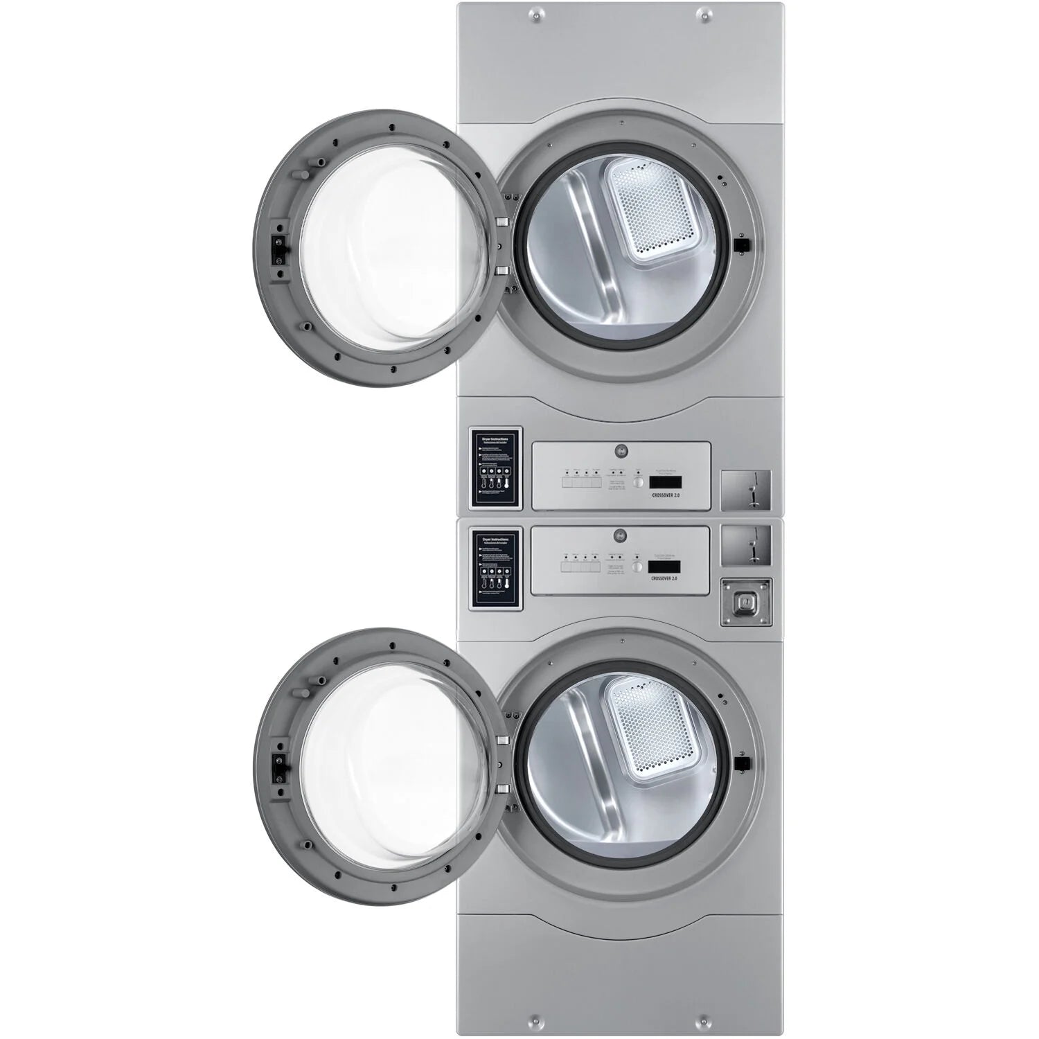 Crossover Crossover 2.0 by Wascomat Coin-Operated Electric Dryer stacked units