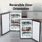 Whynter Cuf-210SS Energy Star Stainless Steel Upright Freezer with Lock, 2.1 cu ft