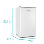 BLACK+DECKER BCRK32B Compact Refrigerator & Mini Fridge with Freezer, 3.2 cu. ft., Black