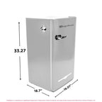 Frigidaire EFR376-C-PINK 3.2-Cu.-Ft. 65-Watt Retro Bar Fridge with Side Bottle Opener (Pink)