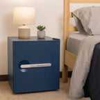 Frigidaire 1.6 cu ft retro compact fridge built in side bottle opener-W: 19.01" x L: 18.7" X H: 19.8" (Azure)