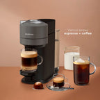 Nespresso Vertuo New Next Coffee and Espresso Maker by DeLonghi, Dark Gray, Single-Serve Brewers