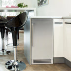Avanti ELITE Built-in or Freestanding Ice Maker, 15", in Stainless Steel (IME49U3S-IS)