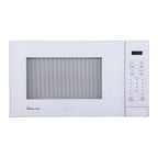 Magic Chef 1.6 Cu. ft. 1100W Countertop Microwave Oven with Push-Button Door in Black, New