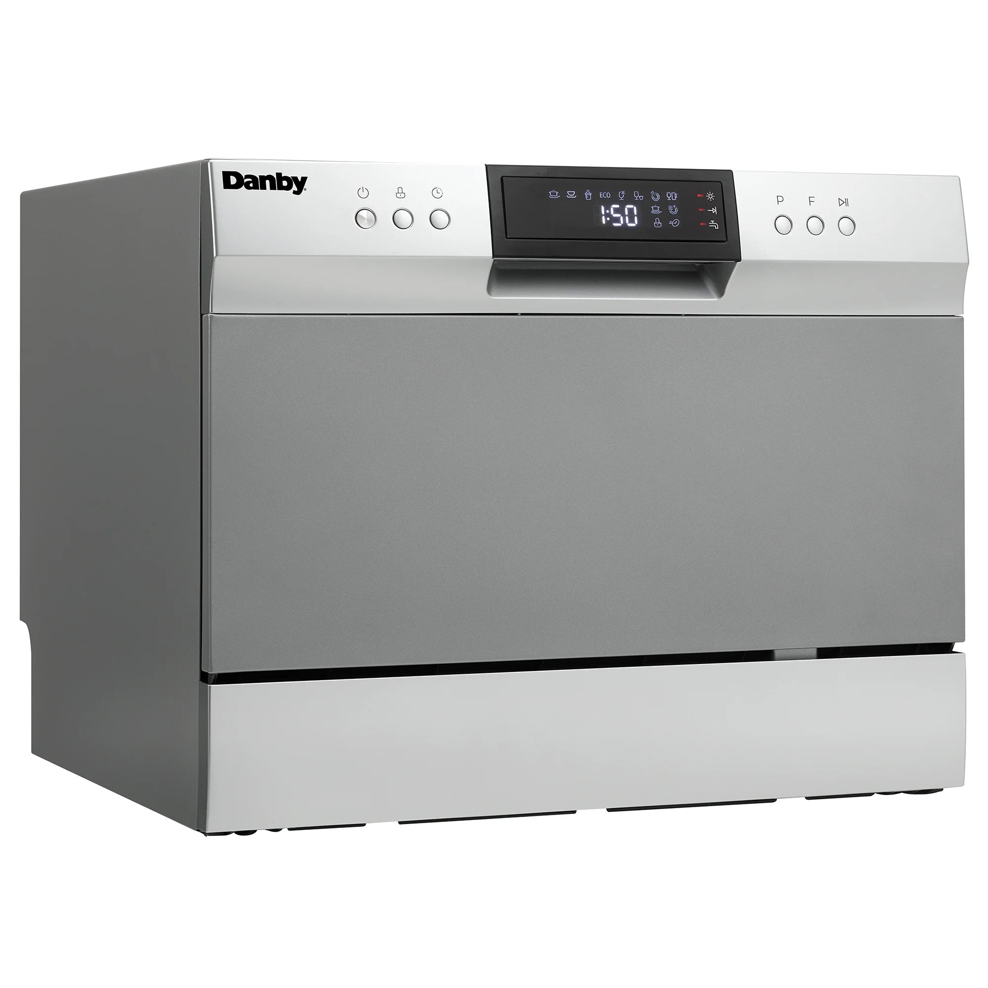 Danby 6 Place Setting Countertop Dishwasher in White (DDW621WDB)