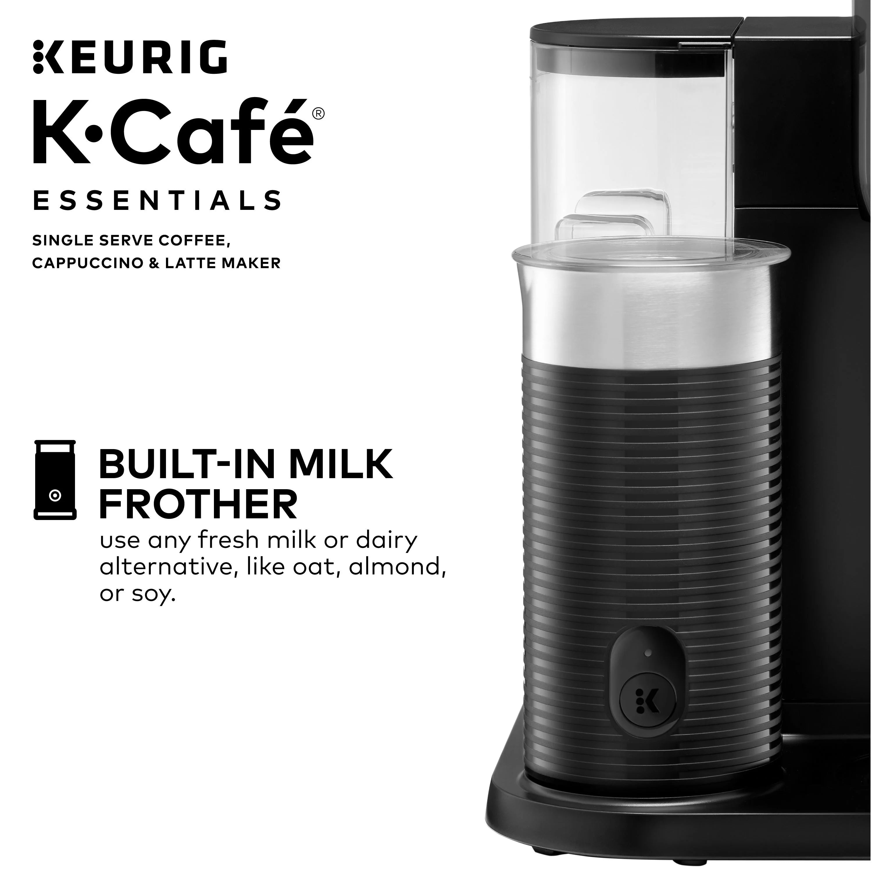 Keurig K-Caf�� Essentials Single Serve K-Cup Pod Coffee Maker, Black