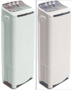 Muhub 18 lbs Portable Washing Machine,Compact Twin Tub Wash&Spin Combo for Apartment, Dorms, Gray