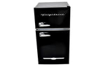 Frigidaire Retro 3.1 Cu ft Two Door Compact Refrigerator with Freezer, Red