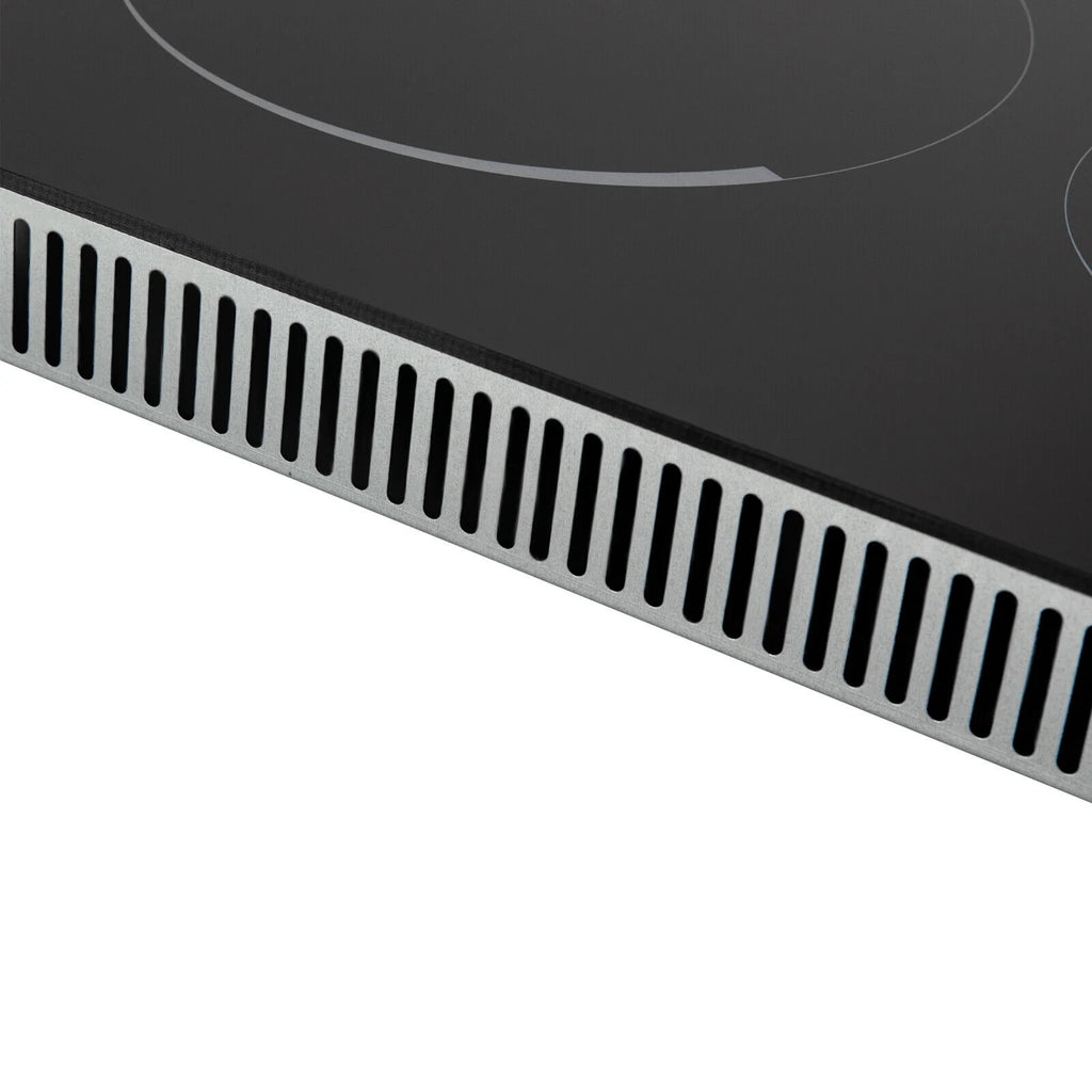 Miumaeov 4-Burners Electric Ceramic Cooktop Built-in Cooktop Stove Ceramic Cooking Stove 9 Gears 3000W 110V