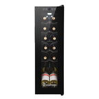Ktaxon 18 Bottle Compressor Wine Cooler Freestanding Wine Fridge, Fast Cooling, Low Noise