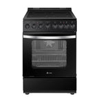 Lanbo 24 in 2.9 CU ft Freestanding Electric Range with Rotisserie and True Convection Oven and Timer