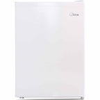 Midea 2.4 Cu Ft Compact Refrigerator WHS-87LSS1, Stainless Steel