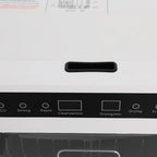 6.8L/1.8 Gallon Rectangular White Portable Mini Dishwasher Countertop Dishwasher, Household Mini Dishwasher