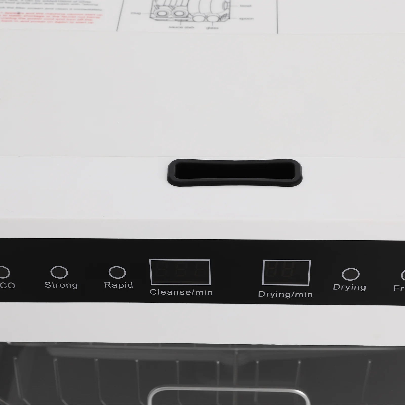 White Portable Mini Dishwasher, Countertop Dishwasher, Household Mini Dishwasher for Homes, Apartments