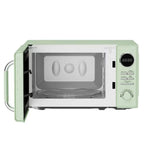 Magic Chef 0.7 Cubic Feet 700W Classic Retro Countertop Microwave, Green