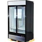 NSF 44 in. Refrigeration Double SLIDING Door Cooler 34.7 Cu.Ft. Sliding Door Refrigerator