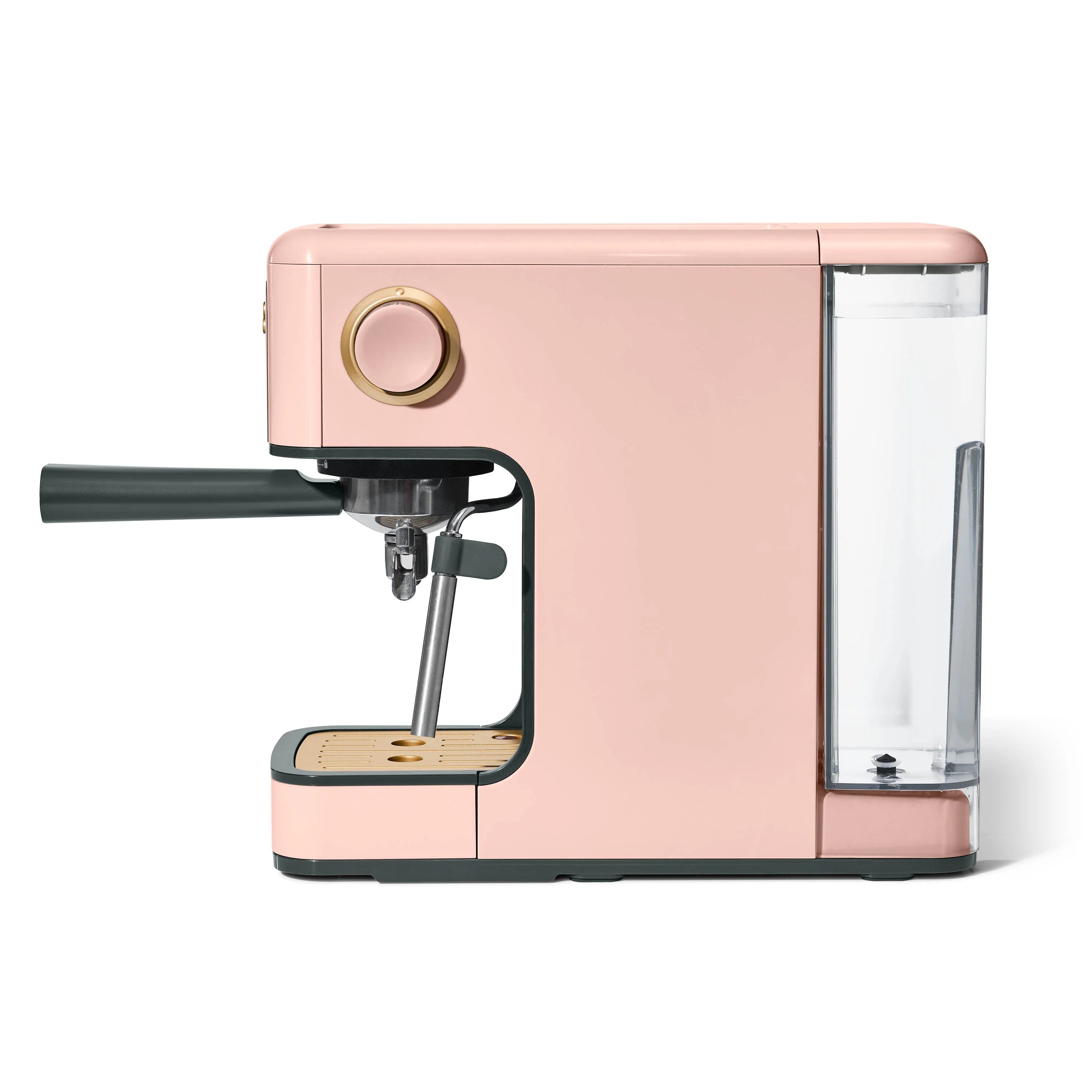 Beautiful Slim Espresso Machine with 20-Bar Pressure, Black Sesame by Drew Barrymore