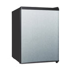 Midea 2.4 Cu Ft Compact Refrigerator WHS-87LSS1, Stainless Steel