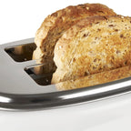 Haden Dorset 2 Slice Wide Slot Stainless Steel Toaster, Cedar Green/Chrome