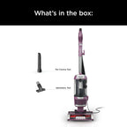Shark Upright Vacuum, Lift-Away, Pet Friendly, Bagless, PowerFins HairPro & Odor Neutralizer Technology, Hard Floor and Carpet, Self Cleaning Brushroll, Anti Allergen &Swivel Steering , ZD550, Purple